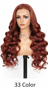 Ash Blonde Balayage Wig 24' Human Hair Body Wave Wear and Go Glueless Blonde Prebleached