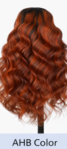Brown Highlight 24' Transparent Luxurious Glueless HD Lace Frontal Body Wave Wig Salon-Quality Lace Closure Human Hair