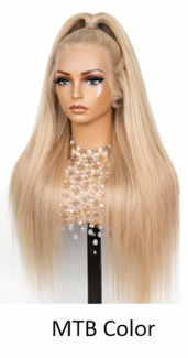 Princess Pink Brazilian Hair 24'  Glueless Body Wave Human Hair Pre-cut Lace Front Wigs