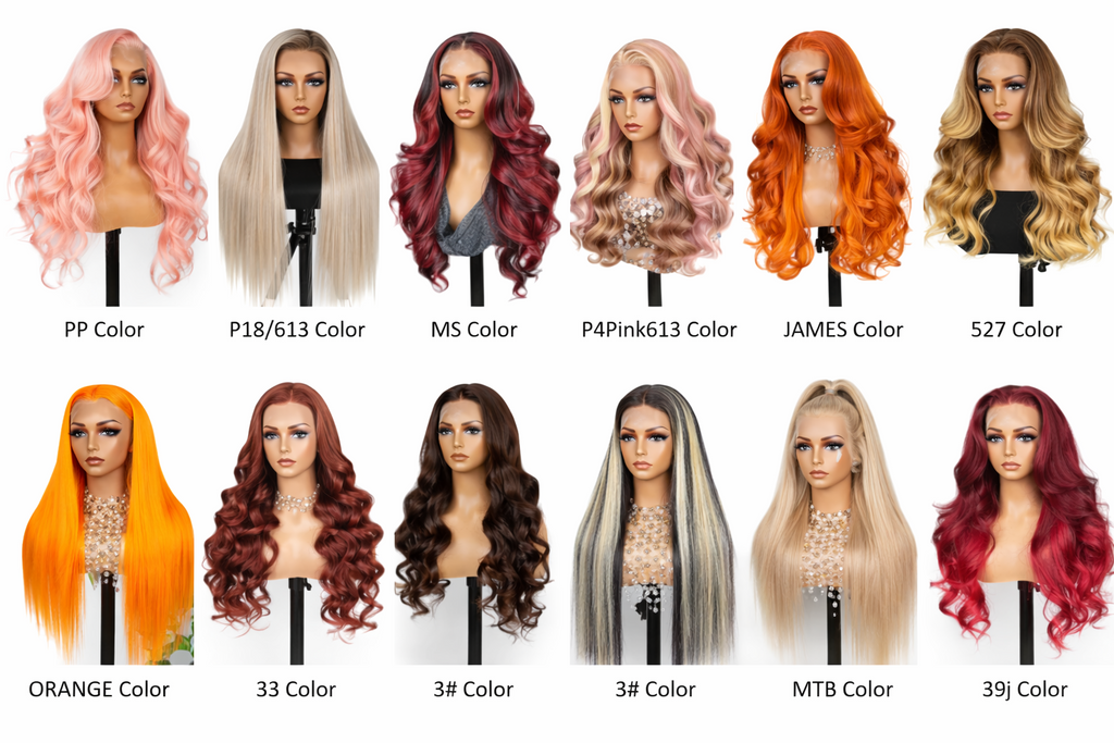 Cinnamon Brazilian Hair 24' Glueless Body Wave Human Hair Pre-cut Lace Front Wigs
