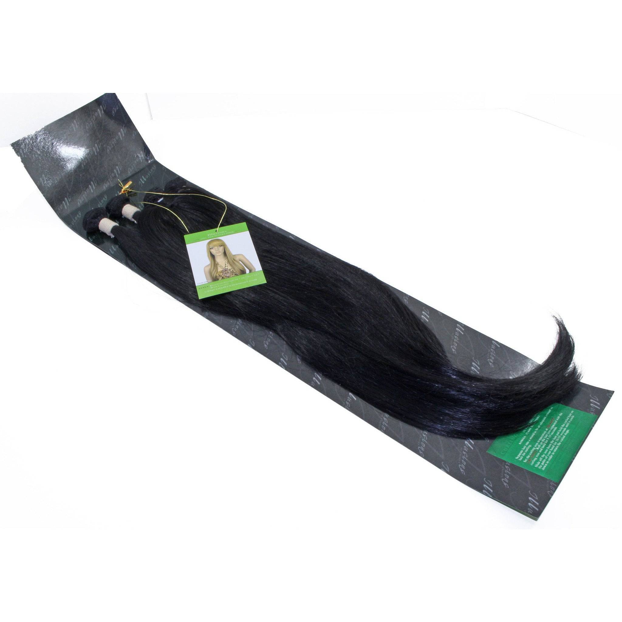 Illusions Brazilian Straight Bundle with Closure (4 pieces)